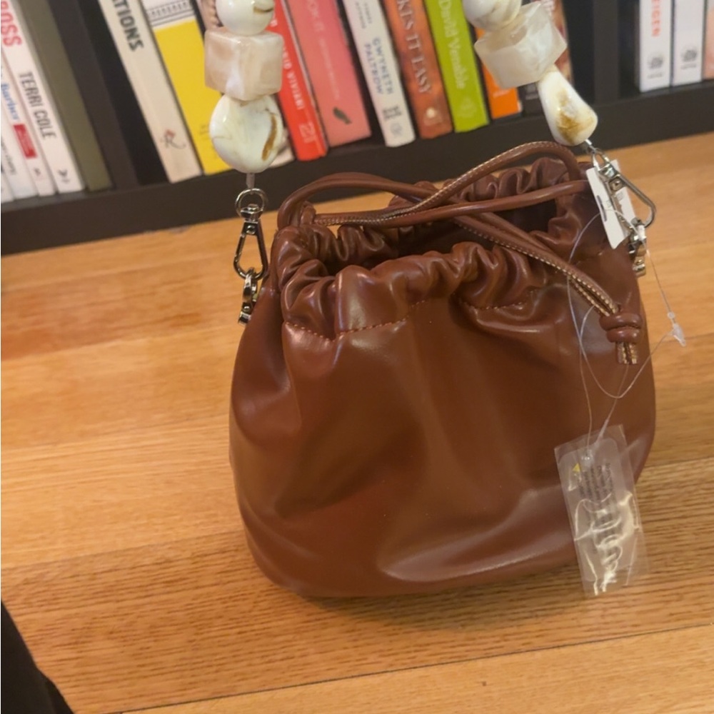 Willa Stone-Handled Drawstring Bag - Picture 4 of 7